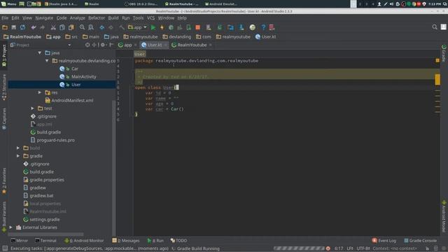 Android Kotlin - Realm RealmObject смотреть онлайн