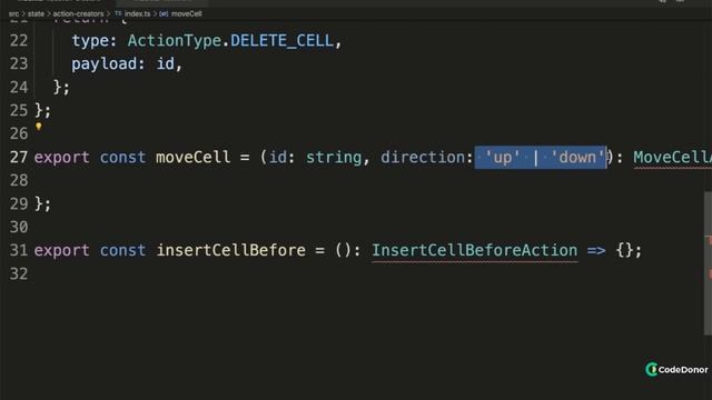 183. Easy Action Creator Implementations | React with Typescript #react #javascript #typescript