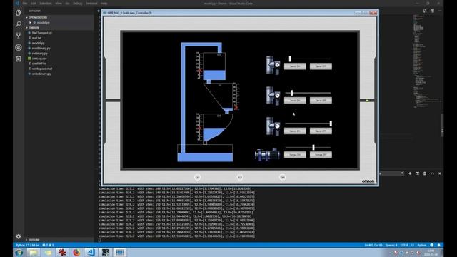 Omron PLC SIM to Python communication