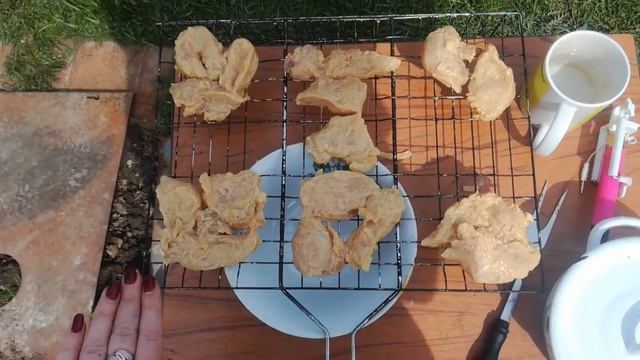 Жарим куриную грудку на мангале/Едим дома/Сам себе повар/Домашняя кухня смотреть онлайн