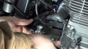 Today, I service a starter motor in a Suzuki DR650 motorcycle.