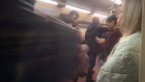 (4K) Вся Арбатско-Покровская линия метро, поездка «Пятницкое шоссе» - «Щелковская».