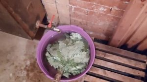 Баня зимой. Как сохранить воду в бочке?