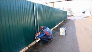 Имитация кирпичного столба забора. ПИКС панель. Все для кровли и фасада г.Чебоксары.