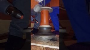 Изготовление раскрыва фланца 110 трубы