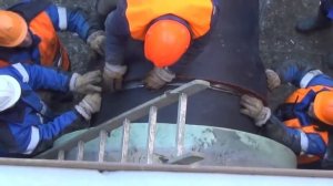 Бестраншейная Прокладка Трубопровода ДУ 1000 мм из ВЧШГ Методом Проталкивания в Футляре