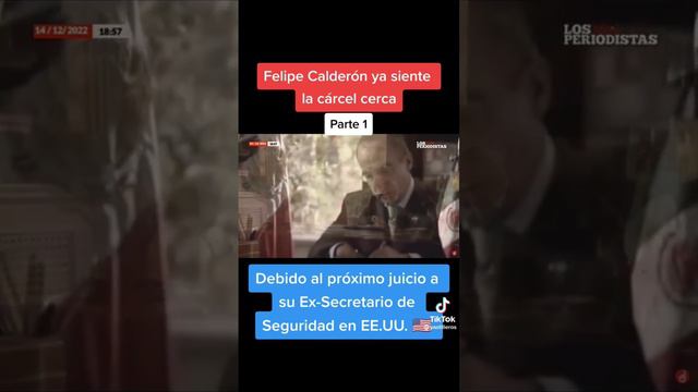 CALDERON YA SIENTE LA CARCEL CERCA