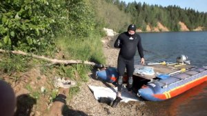 Первое самостоятельное одевание костюма для подводной охоты