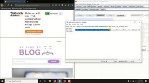 Reflected XSS into HTML context with all tags blocked except custom ones