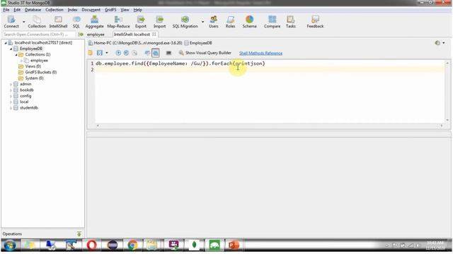 MongoDB Regular Expression (Regex) - Pattern matching without the regex operator with Example- Part