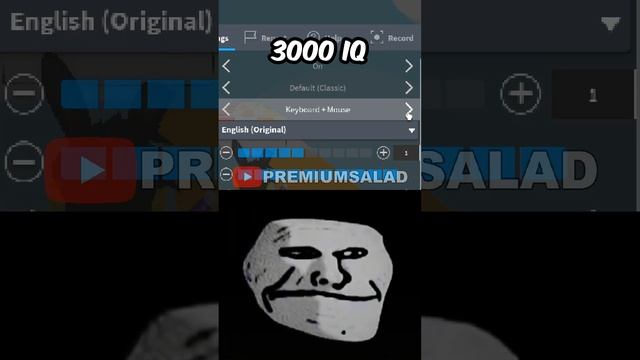 Roblox 3000 IQ Moment ?? (Troll Face Meme) #roblox #shorts #trollface