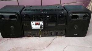 Бумбокс из магнитолы Sony