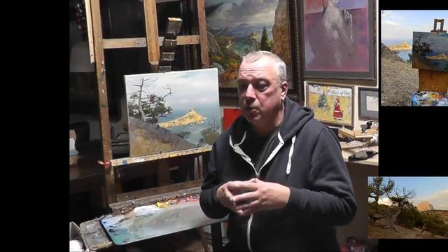 Рисуем вместе морской пейзаж. О пользе этюдов для начинающих художников. Часть 1.