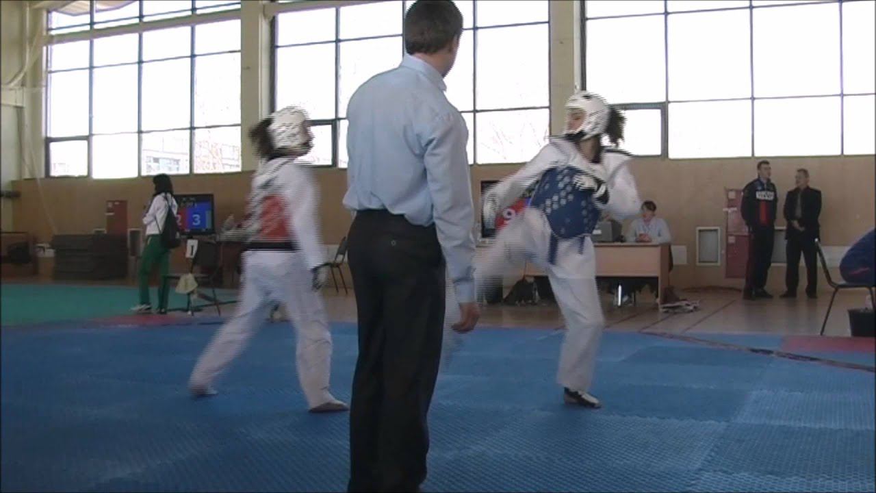 Taekwondo WTF. 29.03.2014. Турнир клуба Беркут. Евдокимова-Рудерман