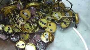 Золото из советских КТ608 Аффинаж транзисторов