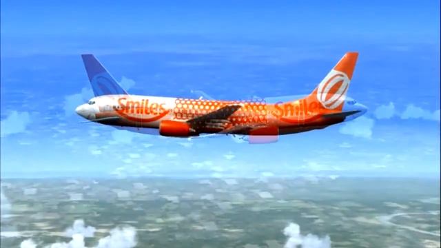 GOL Linhas Aereas GLO2178 737-800 PR-GIT 'Smile livery' Rio de Janeiro (GIG) - Fortaleza (FOR) смотреть онлайн