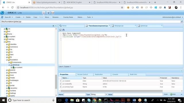 AEM 6.4 Online Training  For Beginners | Adobe AEM Training Day 3 Session