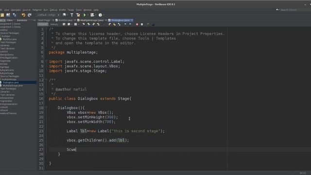part 2, Build GUI Manually 11, multiple stage. (javafx software development course in bangla) смотреть онлайн