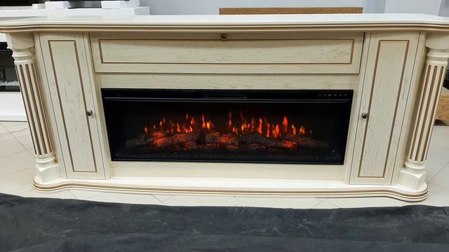 Самый большой камин СОНАТА с дверками смотреть онлайн