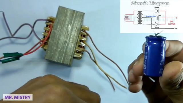 Transformer 12 Volt DC Supply ( 12 - 0 - 12 Transformer 5A )