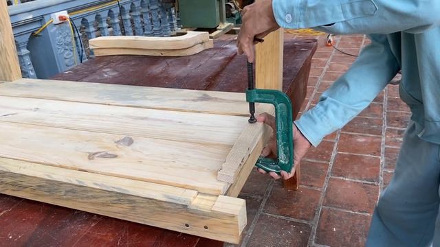Project DIY Woodworking Easy And Most Innovative // Steps To Make A Simple Garden Swing смотреть онлайн