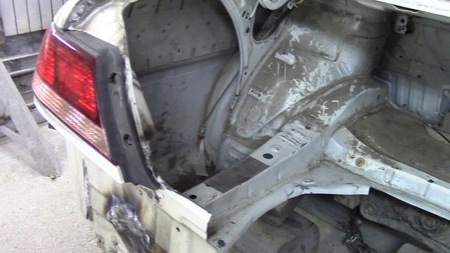 Кузовной ремонт Тойота Креста.Часть4.Про прогрев металла. смотреть онлайн