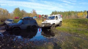 NISSAN PATROL vs TOYOTA 70 vs SUZUKI JIMNY vs ISUZU TROOPER  [MUD OFF Road] #2