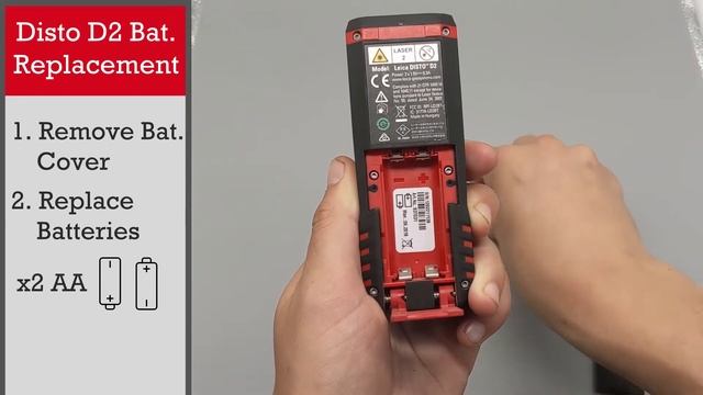 Leica Disto D2 Battery Replacement - 60 Seconds or Less - Simple, Easy, Fast смотреть онлайн