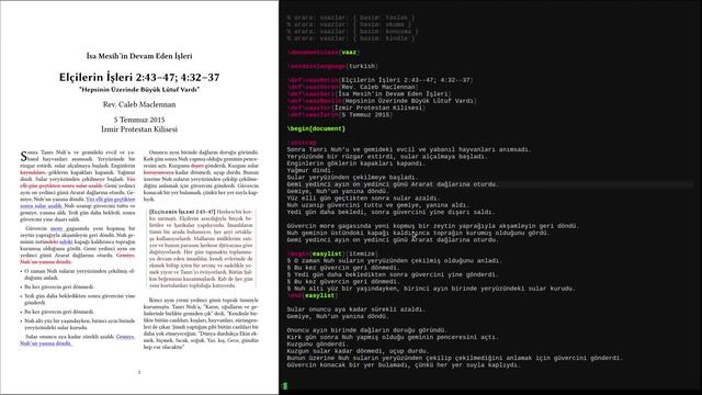Showing off live-preview of LaTeX being edited in NeoVim смотреть онлайн