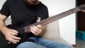 Wasted Years - Iron Maiden guitar solo cover