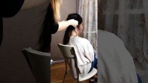 Как сделать низкий пучок на затылке с ребрышками. Поэтапное изготовление своими руками.