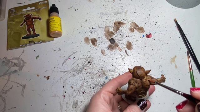 Painting A Wizkids Eidolon Possessed Sacred Statue | Painting Miniatures | D&D | RPG смотреть онлайн