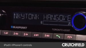 Blaupunkt Toronto 420BT Display and Controls Demo | Crutchfield Video