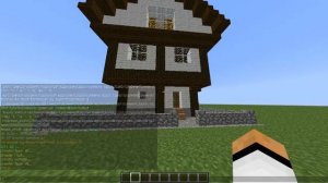 КАК ПОСТРОИТЬ ДОМ В МАЙНКРАФТ ЗА 5 МИНУТ НА ОДНОЙ КОМАНДЕ