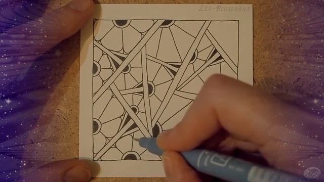 НЕЖНО-ЯДОВИТЫЙ КАСКАД | Медитативное рисование | Zen арт-терапия смотреть онлайн