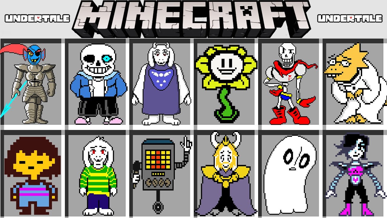 Карта undertale minecraft pe