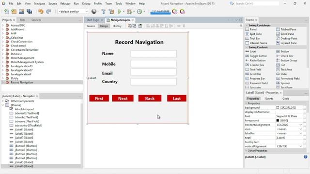 How to set background Image on JFrame in java Netbeans смотреть онлайн
