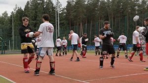 Тренировка с Федором Емельяненко , ударная техника в мма