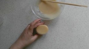 Эксперимент.  Молд для шарика. Из желатина, глицерина и шарика из оникса.