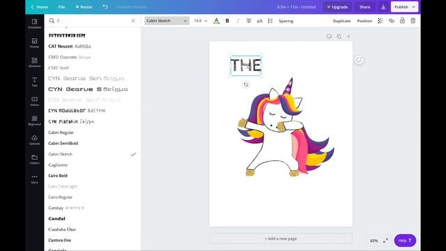 How to make a printable poster using Canva смотреть онлайн