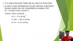 L06: Input and Output statement in python