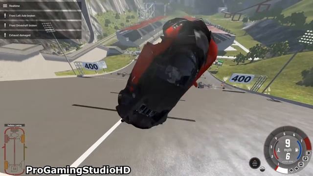 Satisfying Car Crashes #20 - Car Shredding Experiment, High Speed Jumps (BeamNG