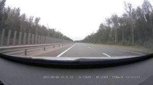 Путешествие из Москвы в Пензу по трассе M12 Восток, ЦКАД и М5 9 сентября 2023 года