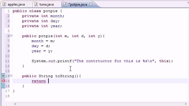 TOSTRING java. String TOSTRING java.