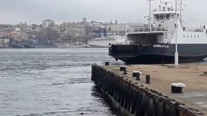 СЕВАСТОПОЛЬ,СЕВЕРНАЯ,ПАРОМ "АДМИРАЛ ИСТОМИН",17.01.2018