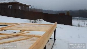 Небольшой домик 6 х 6 с верандой