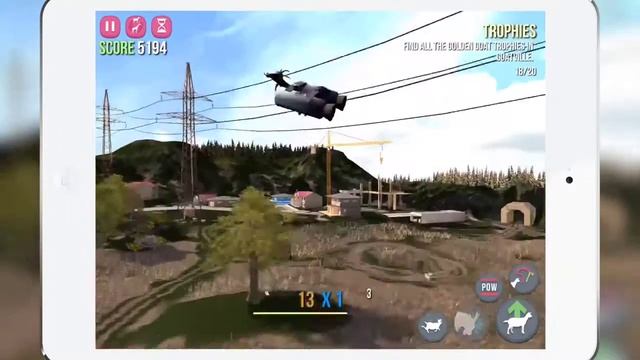 Обзор игры Goat simulator смотреть онлайн