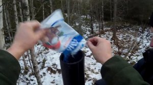 БИОТЕХНИЯ. СЛЕДЫ ВОЛКОВ У ПРИКОРМОЧНОЙ. ПРИВЕЗЛИ ХЛЕБА КАБАНАМ. ОБНОВИЛИ СОЛОНЦЫ ДЛЯ ЛОСЯ И ЗАЙЦА.