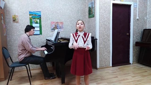 "Весной" муз М Ушинского ,Сл К Ушинского