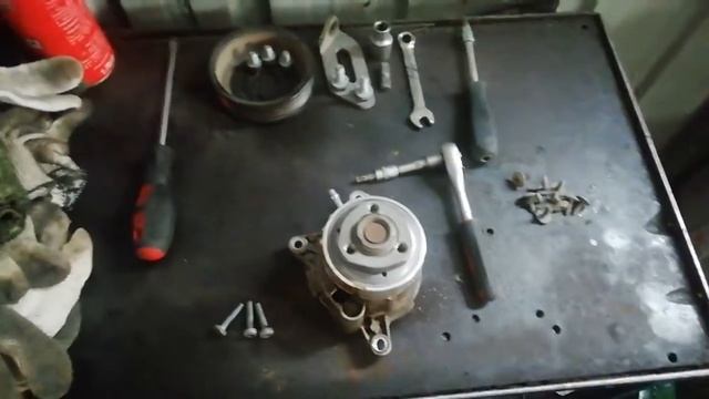 Перечень инструментов для замены помпы. смотреть онлайн